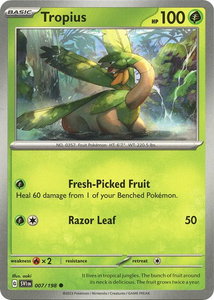 Tropius - SV01: Scarlet & Violet Base Set (SVI) #007/198 - Common Pokémon Trading Card