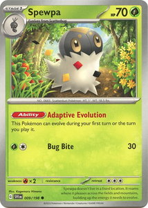 Spewpa - SV01: Scarlet & Violet Base Set (SVI) #009/198 - Common Pokémon Trading Card