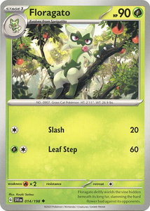 Floragato - SV01: Scarlet & Violet Base Set (SVI) #014/198 - Uncommon Pokémon Trading Card