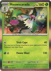 Meowscarada - 015/198 - SV01: Scarlet & Violet Base Set (SVI) #015/198 - Rare Pokémon Trading Card