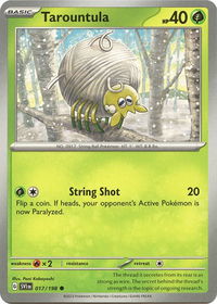 Tarountula - 017/198 - SV01: Scarlet & Violet Base Set (SVI) #017/198 - Common Pokémon Trading Card