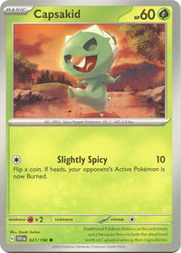 Capsakid - 027/198 - SV01: Scarlet & Violet Base Set (SVI) #027/198 - Common Pokémon Trading Card