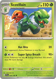 Scovillain - 029/198 - SV01: Scarlet & Violet Base Set (SVI) #029/198 - Uncommon Pokémon Trading Card