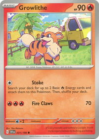 Growlithe - 031/198 - SV01: Scarlet & Violet Base Set (SVI) #031/198 - Common Pokémon Trading Card