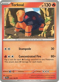 Torkoal - SV01: Scarlet & Violet Base Set (SVI) #035/198 - Uncommon Pokémon Trading Card