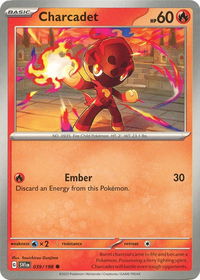 Charcadet - 039/198 - SV01: Scarlet & Violet Base Set (SVI) #039/198 - Common Pokémon Trading Card