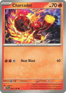 Charcadet - 040/198 - SV01: Scarlet & Violet Base Set (SVI) #040/198 - Common Pokémon Trading Card