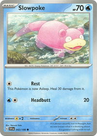 Slowpoke - 042/198 - SV01: Scarlet & Violet Base Set (SVI) #042/198 - Common Pokémon Trading Card