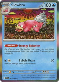 Slowbro - SV01: Scarlet & Violet Base Set (SVI) #043/198 - Rare Pokémon Trading Card
