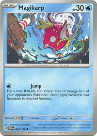 Magikarp - SV01: Scarlet & Violet Base Set (SVI) #044/198 - Common Pokémon Trading Card