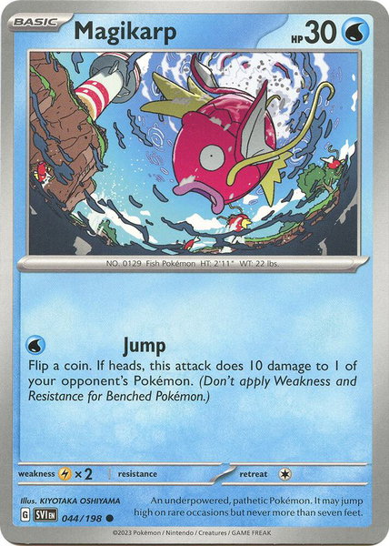 Magikarp trading card from SV01: Scarlet & Violet Base Set Magikarp - SV01: Scarlet & Violet Base Set Pokémon trading card