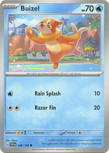 Buizel - SV01: Scarlet & Violet Base Set (SVI) #046/198 - Common Pokémon Trading Card