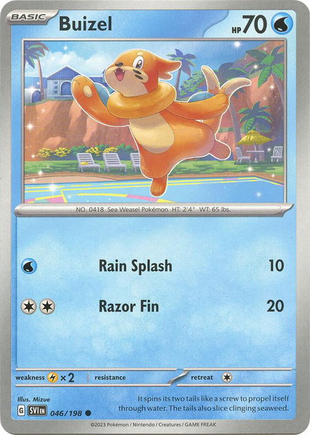 Buizel - SV01: Scarlet & Violet Base Set Pokémon trading card