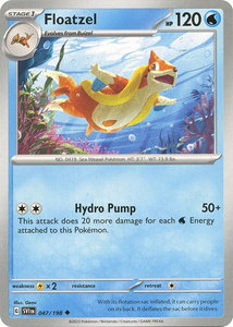 Floatzel - SV01: Scarlet & Violet Base Set (SVI) #047/198 - Uncommon Pokémon Trading Card