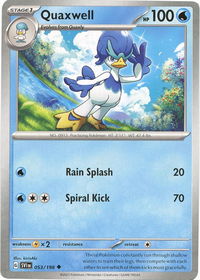 Quaxwell - SV01: Scarlet & Violet Base Set (SVI) #053/198 - Uncommon Pokémon Trading Card