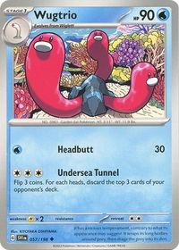 Wugtrio - SV01: Scarlet & Violet Base Set (SVI) #057/198 - Uncommon Pokémon Trading Card