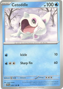 Cetoddle - 059/198 - SV01: Scarlet & Violet Base Set (SVI) #059/198 - Common Pokémon Trading Card