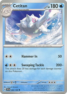 Cetitan - SV01: Scarlet & Violet Base Set (SVI) #060/198 - Uncommon Pokémon Trading Card