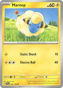 Mareep - SV01: Scarlet & Violet Base Set (SVI) #066/198 - Common Pokémon Trading Card