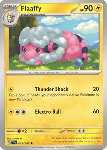 Flaaffy - SV01: Scarlet & Violet Base Set (SVI) #067/198 - Uncommon Pokémon Trading Card