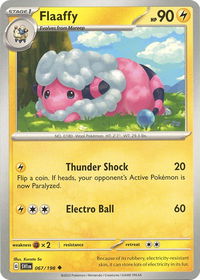Flaaffy - SV01: Scarlet & Violet Base Set (SVI) #067/198 - Uncommon Pokémon Trading Card
