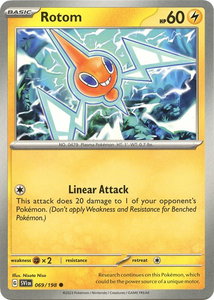 Rotom - 069/198 - SV01: Scarlet & Violet Base Set (SVI) #069/198 - Common Pokémon Trading Card