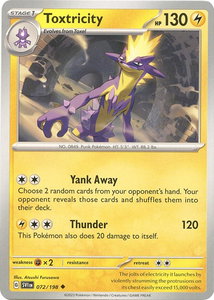 Toxtricity - SV01: Scarlet & Violet Base Set (SVI) #072/198 - Uncommon Pokémon Trading Card