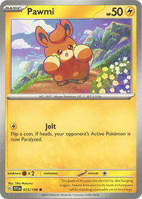 Pawmi - 073/198 - SV01: Scarlet & Violet Base Set (SVI) #073/198 - Common Pokémon Trading Card