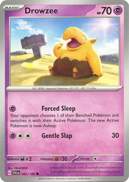 Drowzee - 082/198 - SV01: Scarlet & Violet Base Set Pokémon trading card