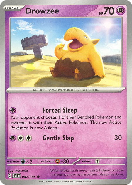 Drowzee - 082/198 - SV01: Scarlet & Violet Base Set Pokémon trading card