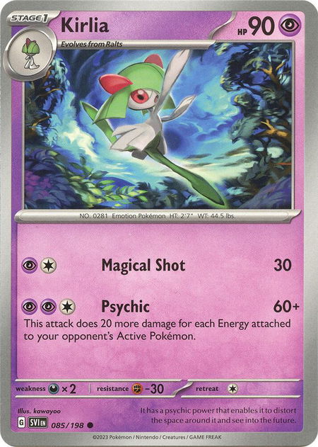Kirlia - 085/198 - SV01: Scarlet & Violet Base Set Pokémon trading card