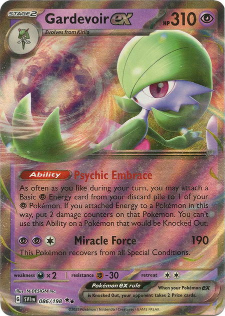 Gardevoir ex - 086/198 - SV01: Scarlet & Violet Base Set Pokémon trading card