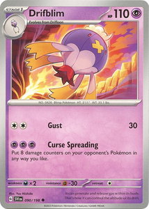 Drifblim - SV01: Scarlet & Violet Base Set (SVI) #090/198 - Uncommon Pokémon Trading Card