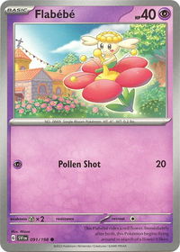 Flabebe - SV01: Scarlet & Violet Base Set (SVI) #091/198 - Common Pokémon Trading Card