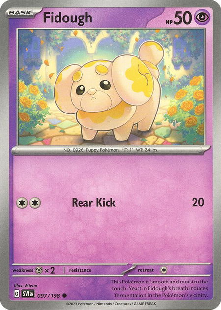 Fidough - 097/198 - SV01: Scarlet & Violet Base Set Pokémon trading card