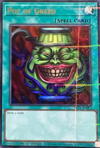 Pot of Greed - The Pot Collection (TBC1) #TBC1-EN001 - Ultra Rare YuGiOh Trading Card