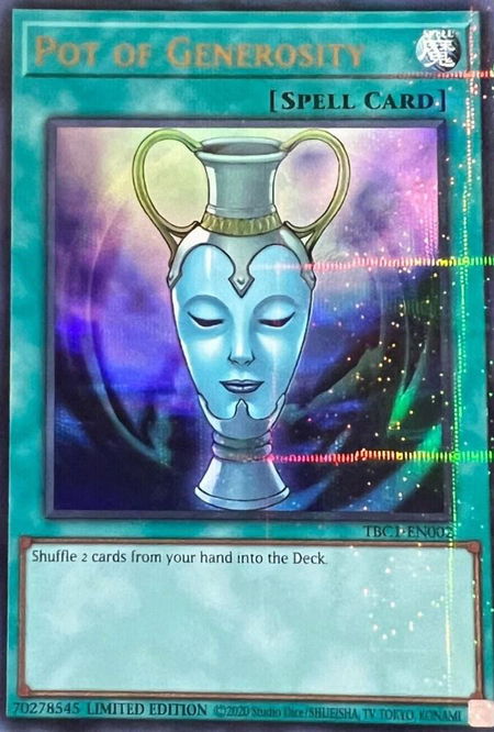 Pot of Generosity - The Pot Collection YuGiOh trading card