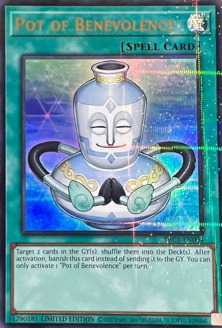 Pot of Benevolence - The Pot Collection YuGiOh trading card