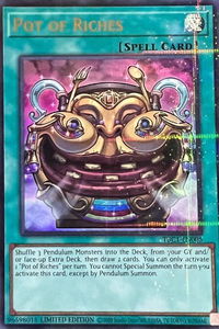 Pot of Riches - The Pot Collection (TBC1) #TBC1-EN005 - Ultra Rare YuGiOh Trading Card