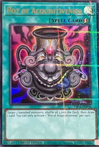 Pot of Acquisitiveness - The Pot Collection (TBC1) #TBC1-EN006 - Ultra Rare YuGiOh Trading Card