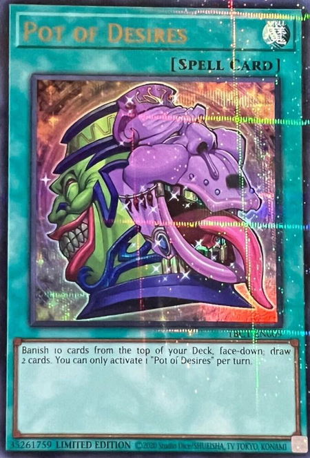 Pot of Desires - The Pot Collection YuGiOh trading card