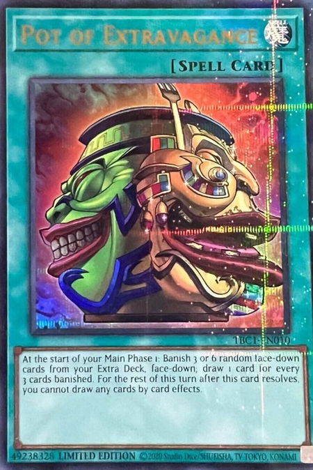 Pot of Extravagance - The Pot Collection YuGiOh trading card