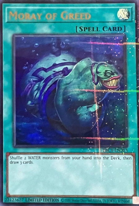Moray of Greed - The Pot Collection YuGiOh trading card