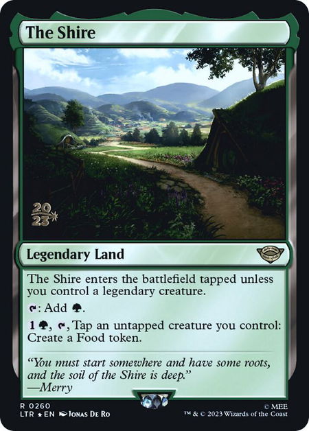 The Shire - Prerelease Cards Magic: The Gathering trading card