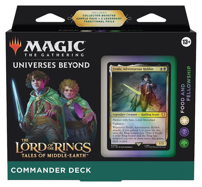 The Lord of the Rings: Tales of Middle-earth Commander Deck - Food and Fellowship trading card from Commander: The Lord of the Rings: Tales of Middle-earth The Lord of the Rings: Tales of Middle-earth Commander Deck - Food and Fellowship - Commander: The Lord of the Rings: Tales of Middle-earth Magic: The Gathering trading card
