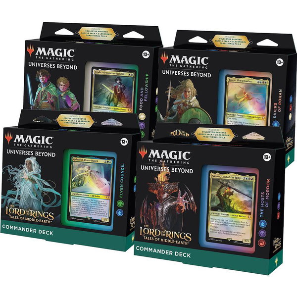 The Lord of the Rings: Tales of Middle-earth Commander Decks [Set of 4] - Commander: The Lord of the Rings: Tales of Middle-earth Magic: The Gathering trading card