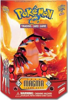 Team Magma Theme Deck - "EX Team Magma" [Groudon] - Team Magma vs Team Aqua Pokémon trading card