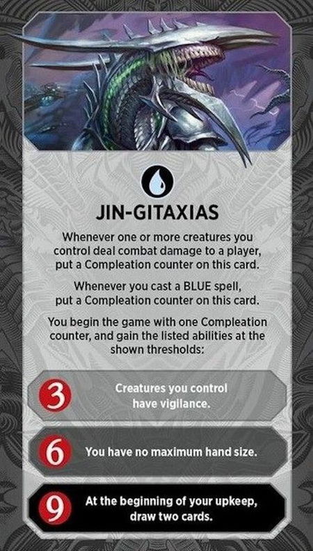 Jin-Gitaxias Praetor Alignment Card trading card from Unique and Miscellaneous Promos Jin-Gitaxias Praetor Alignment Card - Unique and Miscellaneous Promos Magic: The Gathering trading card