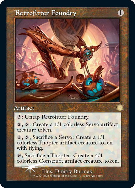 Retrofitter Foundry - Judge Promos Magic: The Gathering trading card