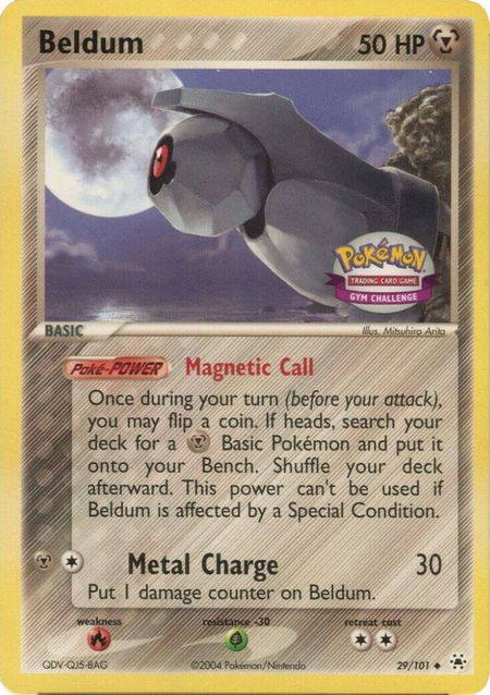 Beldum - 029/101 (Gym Challenge) - Miscellaneous Cards & Products Pokémon trading card